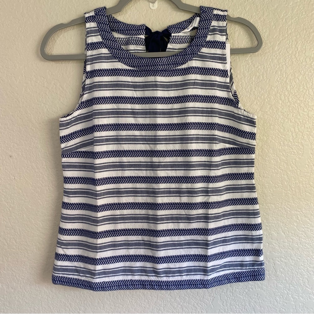 Southern Tide Mirable Cabana Tank Women's Clothing Deep Sea